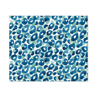 Watercolour Leopard Print Kitchen Splashback