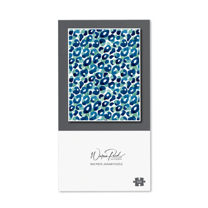 Watercolour Leopard Print Jigsaw Puzzle