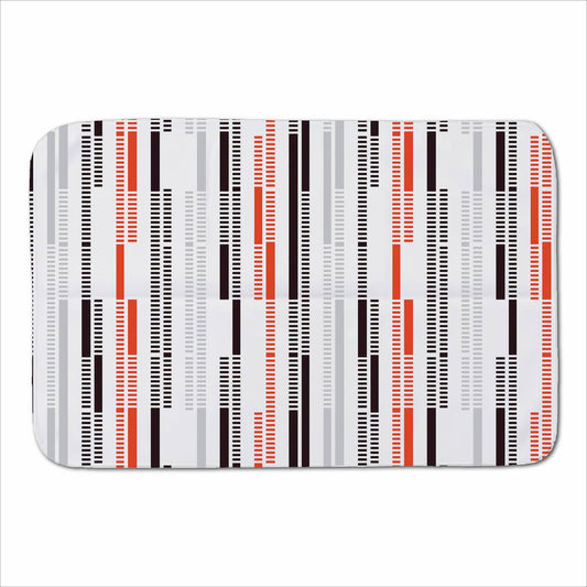 Dashed Stroke Pattern Sherpa Blanket