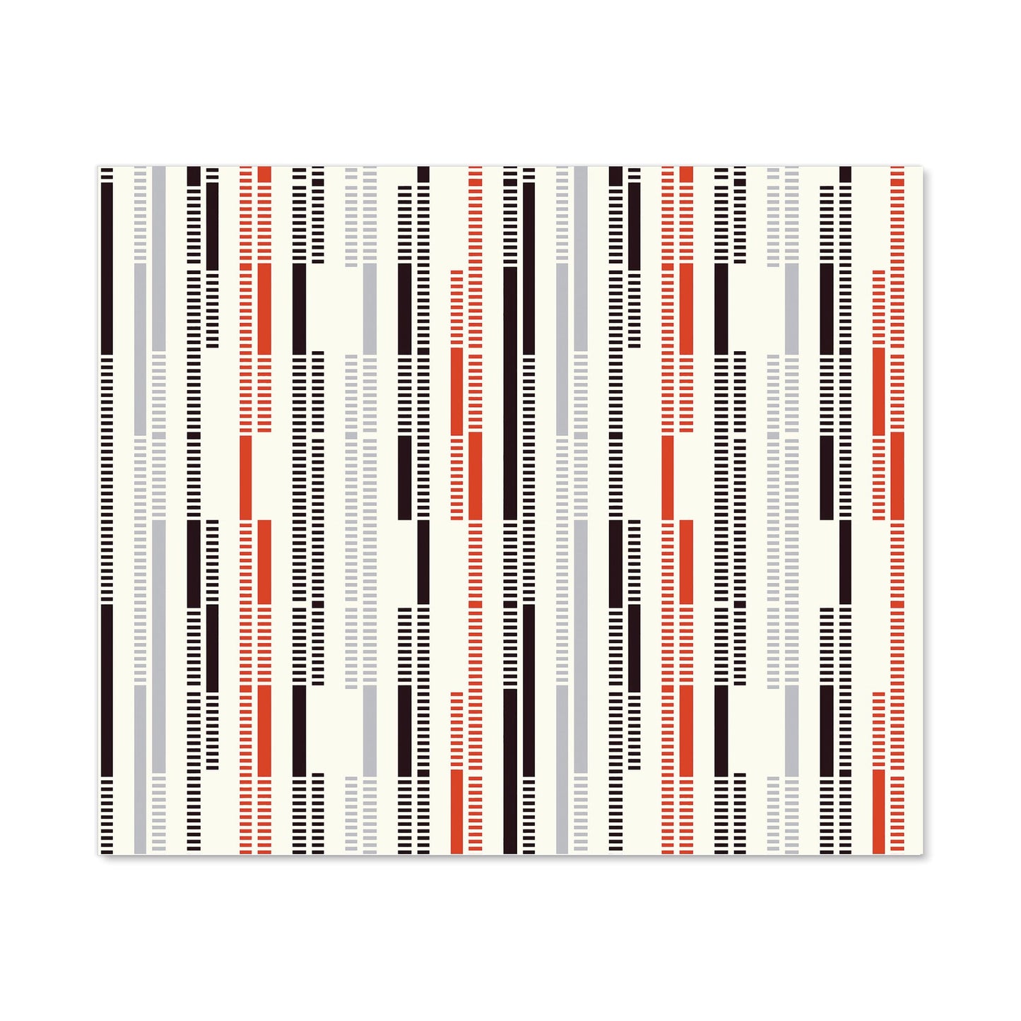 Dashed Stroke Pattern Kitchen Splashback