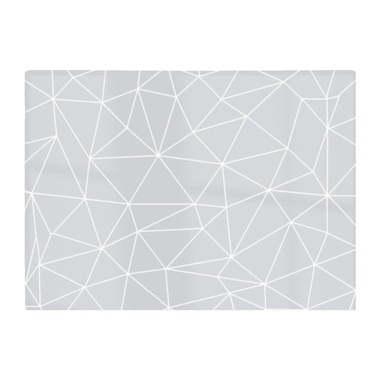 Geometric Triangle Pattern Glass Chopping Board
