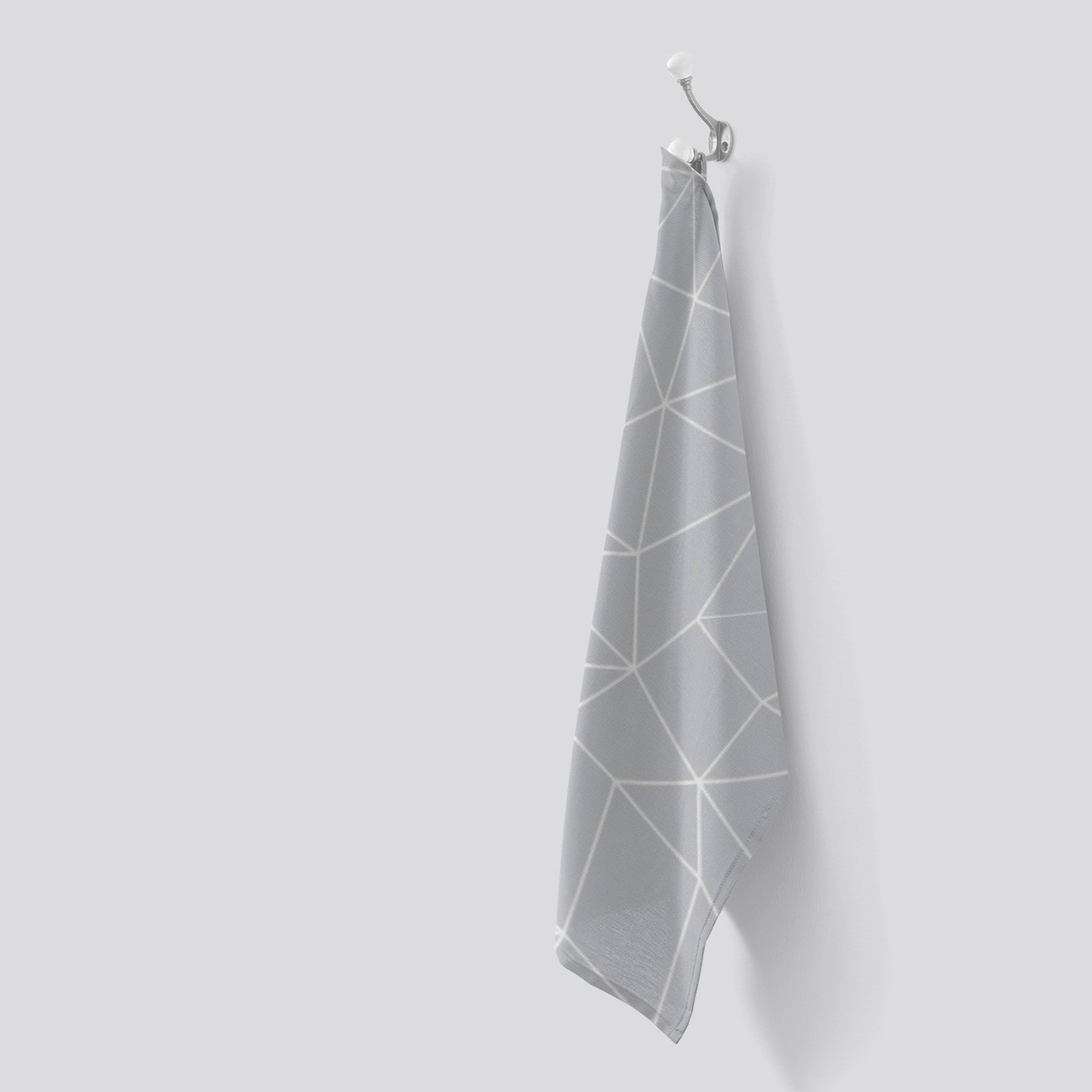 Geometric Triangle Pattern Tea Towel
