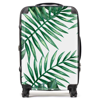 Watercolour Tropical Leaves Suitcase