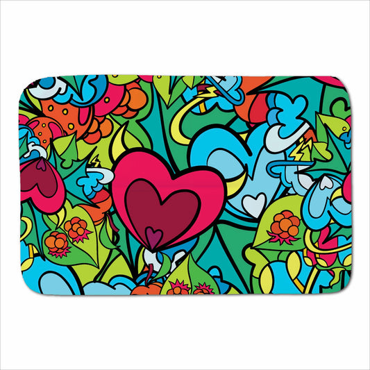 Hippie Psychedelic Pattern Sherpa Blanket
