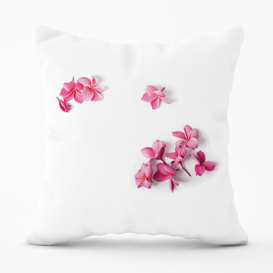 Pink Frangipani Flowers Cushions