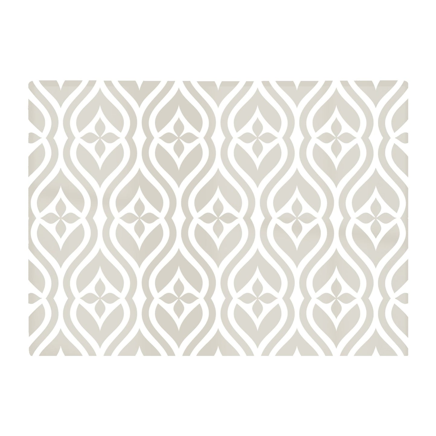 Abstract Ornament Pattern Glass Chopping Board