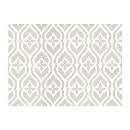 Abstract Ornament Pattern Glass Chopping Board