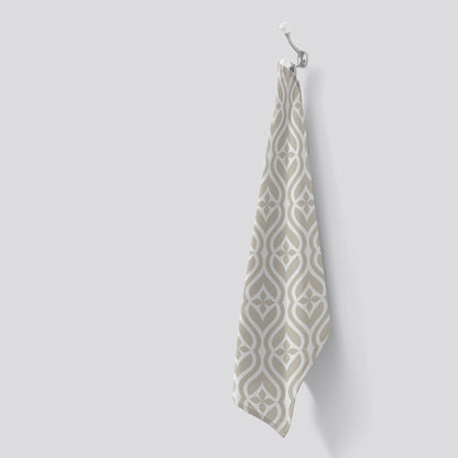 Abstract Ornament Pattern Tea Towel