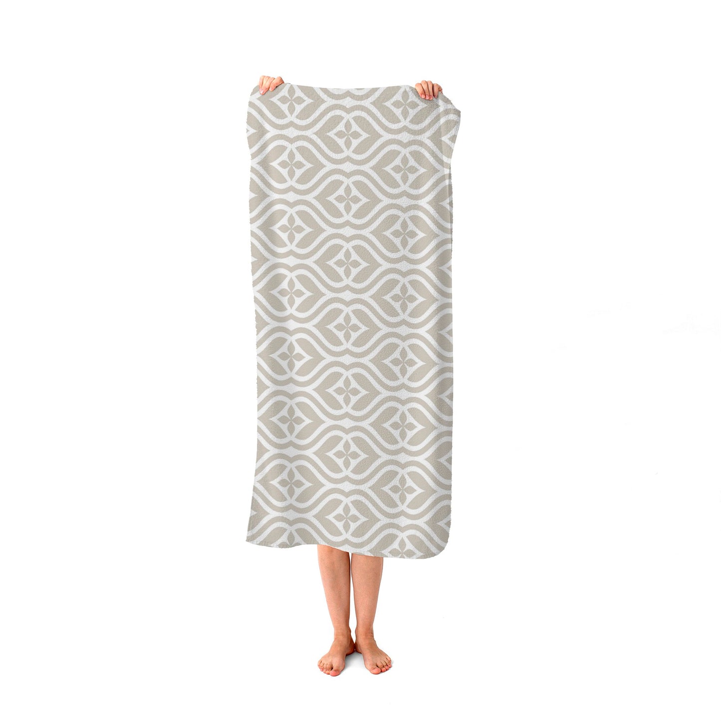 Abstract Ornament Pattern Beach Towel
