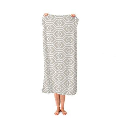 Abstract Ornament Pattern Beach Towel