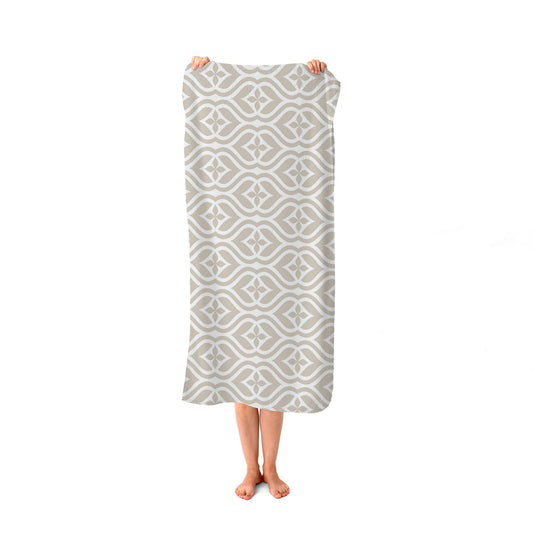 Abstract Ornament Pattern Beach Towel