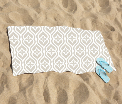 Abstract Ornament Pattern Beach Towel