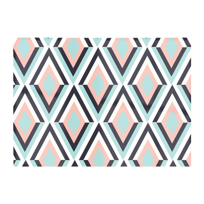 Zig Zag Abstract Pattern Glass Chopping Board