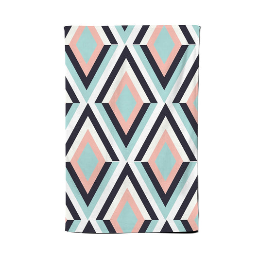 Zig Zag Abstract Pattern Tea Towel
