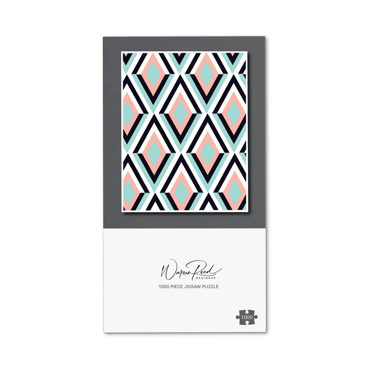 Zig Zag Abstract Pattern Jigsaw Puzzle
