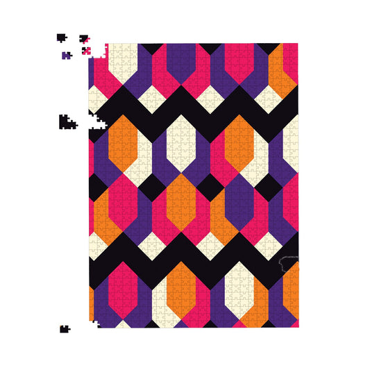 Coloured Abstract Pattern Jigsaw Puzzle