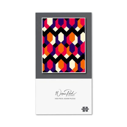 Coloured Abstract Pattern Jigsaw Puzzle