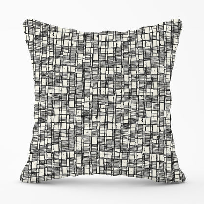 Irregular Sketched Block Textured Cushions