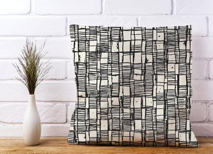 Irregular Sketched Block Textured Cushions