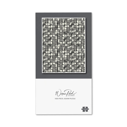 Irregular Sketched Block Textured Jigsaw Puzzle