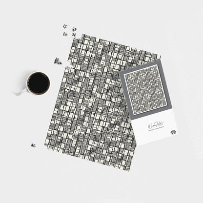 Irregular Sketched Block Textured Jigsaw Puzzle