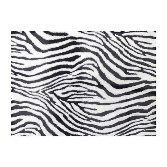 Zebra Texture Pattern Glass Chopping Board