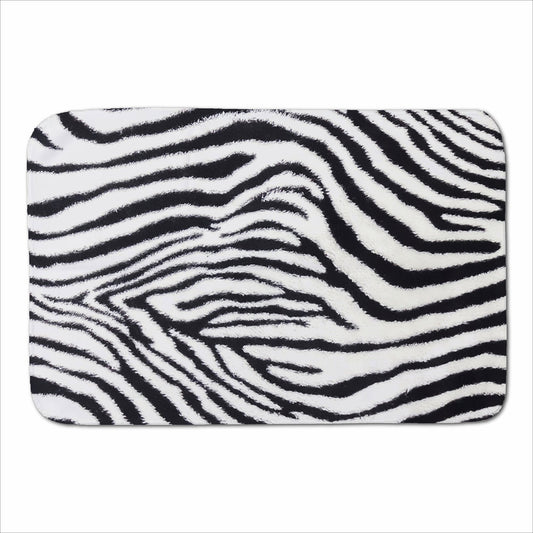 Zebra Texture Pattern Sherpa Blanket