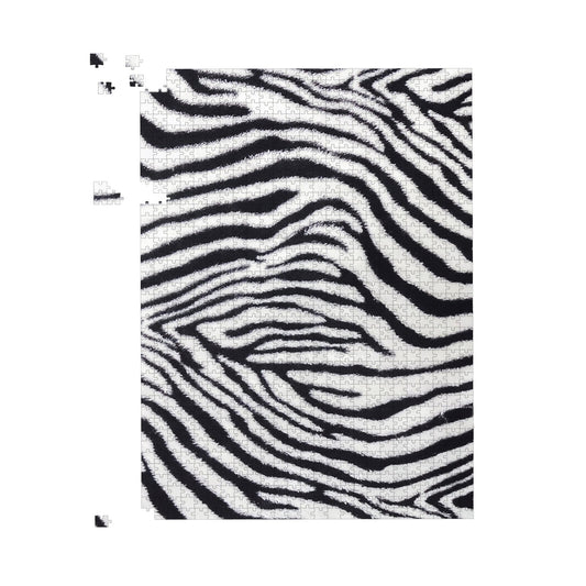 Zebra Texture Pattern Jigsaw Puzzle
