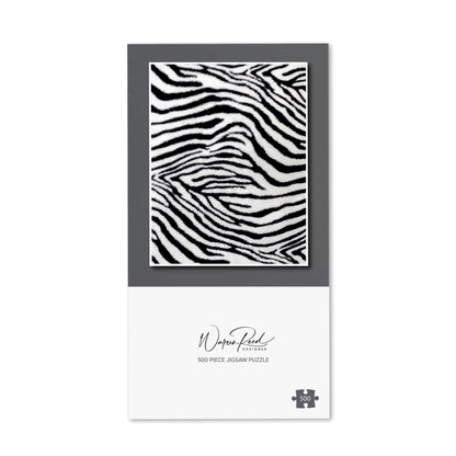 Zebra Texture Pattern Jigsaw Puzzle