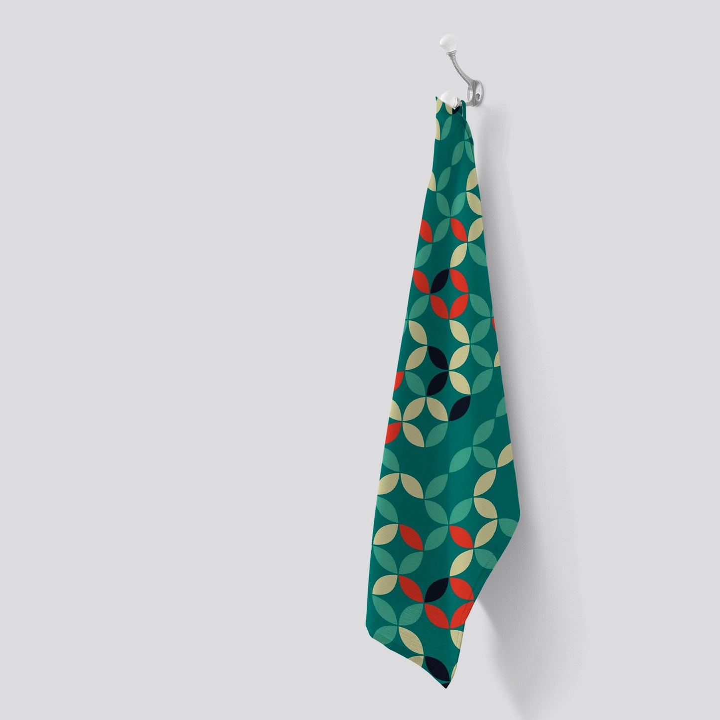 Geometric Pattern Design Tea Towel