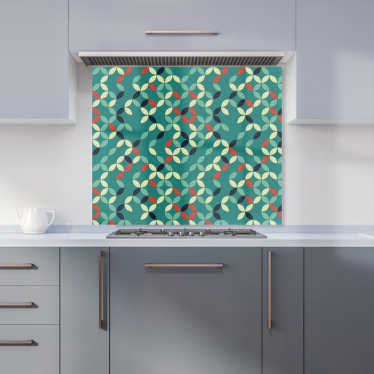 Geometric Pattern Design Kitchen Splashback