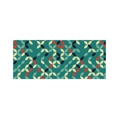 Geometric Pattern Design Glass Bathroom Splashback