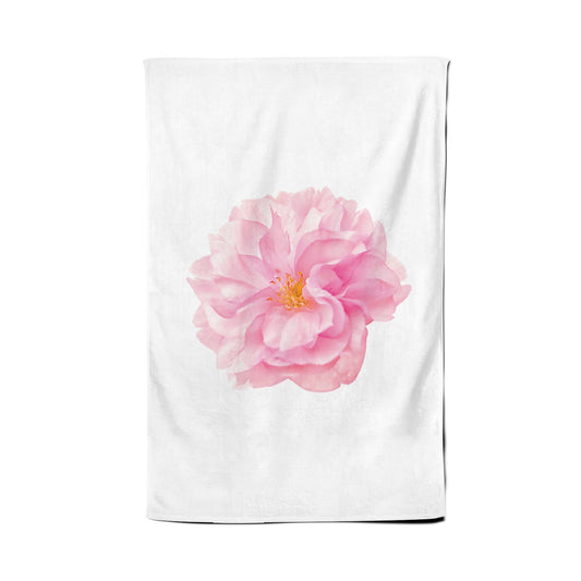 Single Cherry Blossom Tea Towel