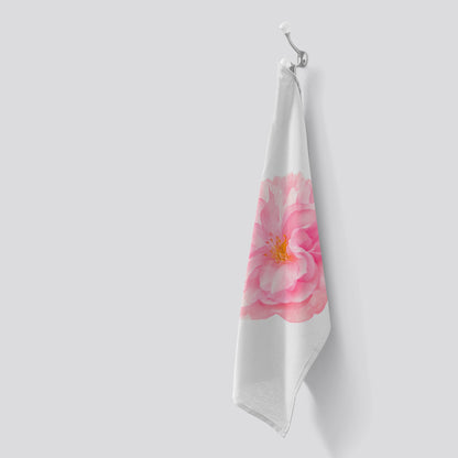 Single Cherry Blossom Tea Towel