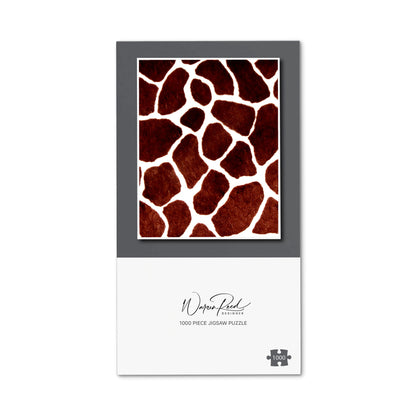 Giraffe Spots Print Jigsaw Puzzle