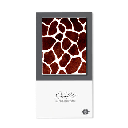 Giraffe Spots Print Jigsaw Puzzle