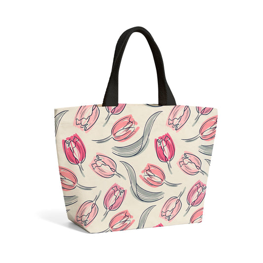 Tulips Beach Shopper Tote Bag
