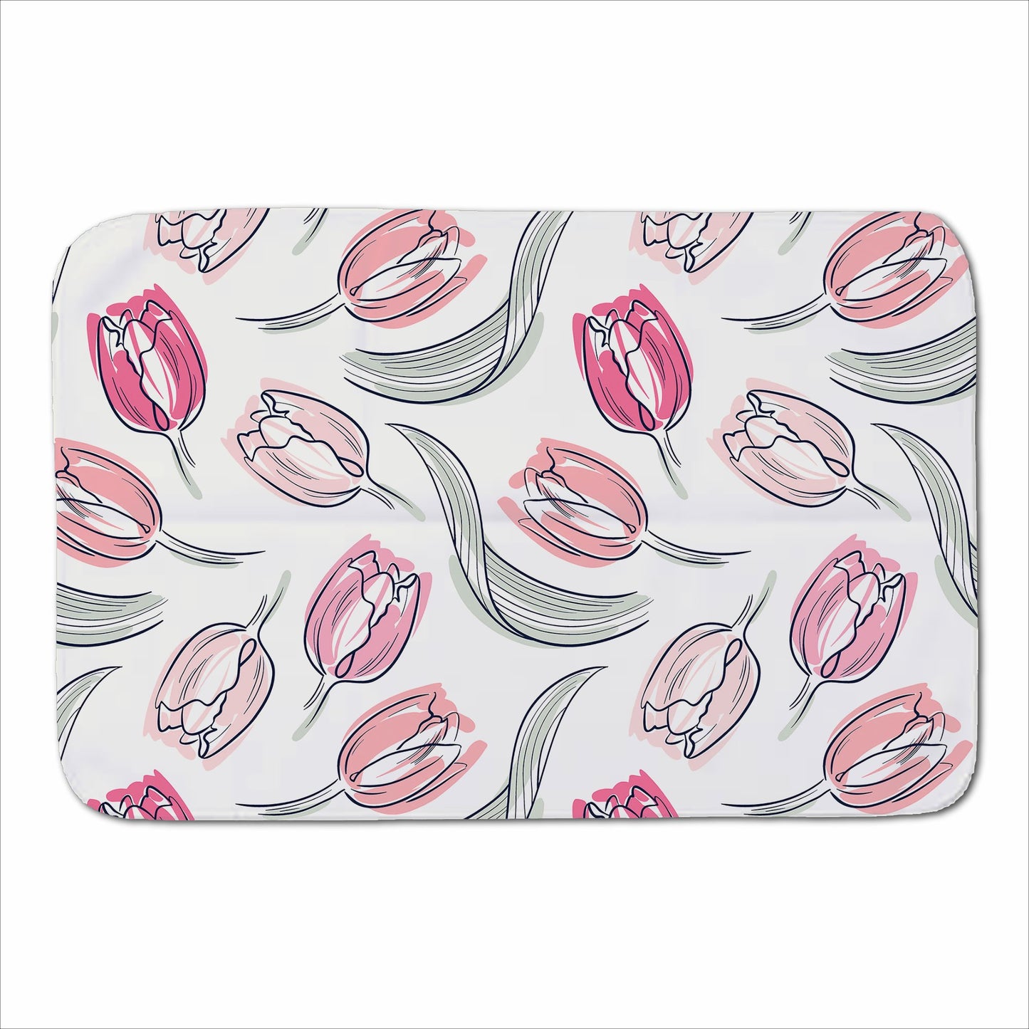 Tulips Sherpa Blanket