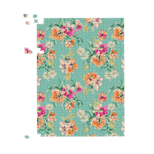 Bright Flower Sketch Jigsaw Puzzle