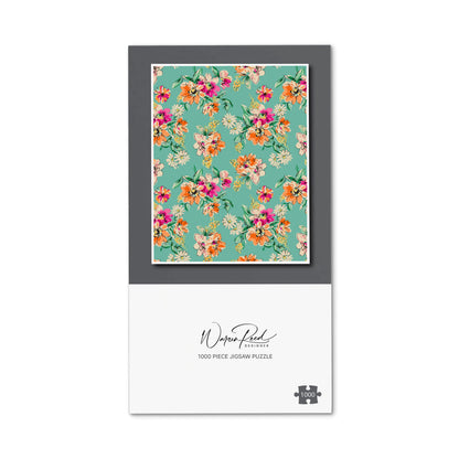 Bright Flower Sketch Jigsaw Puzzle