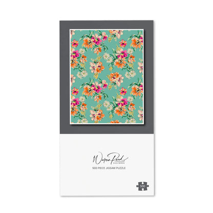 Bright Flower Sketch Jigsaw Puzzle