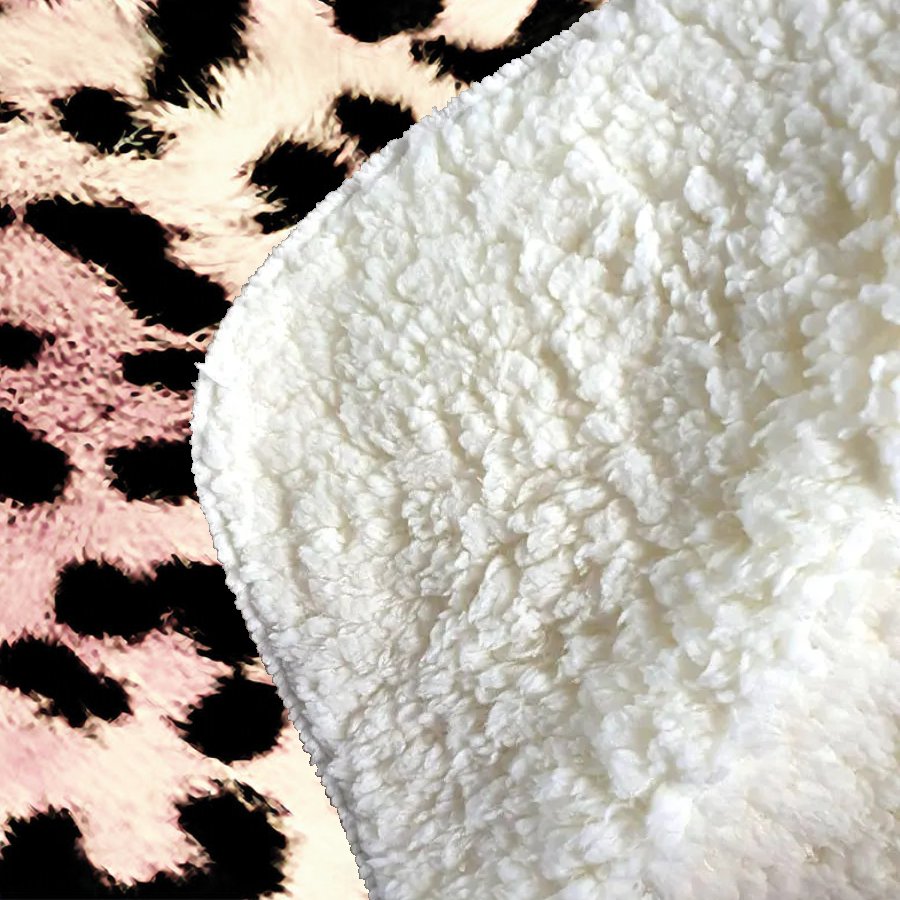 Leopard Hide Sherpa Blanket