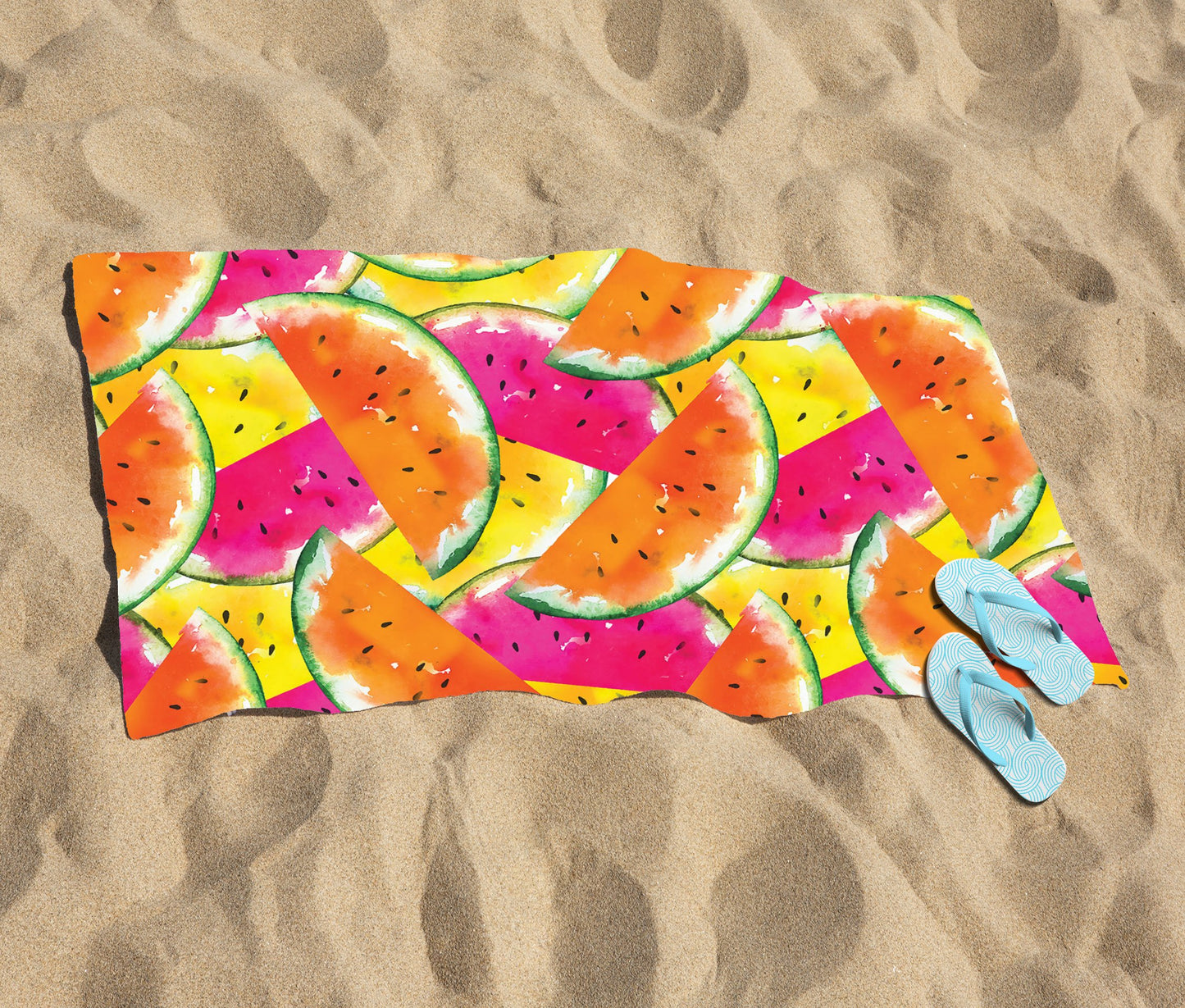 Watermelon Design Beach Towel