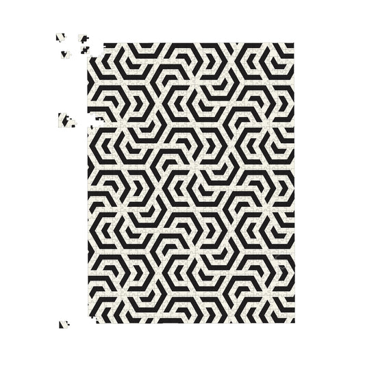 Hexagonal Geometric Pattern Jigsaw Puzzle