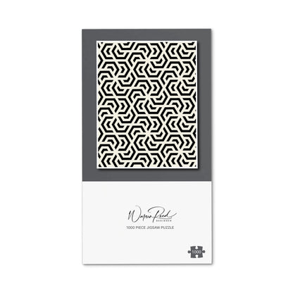 Hexagonal Geometric Pattern Jigsaw Puzzle