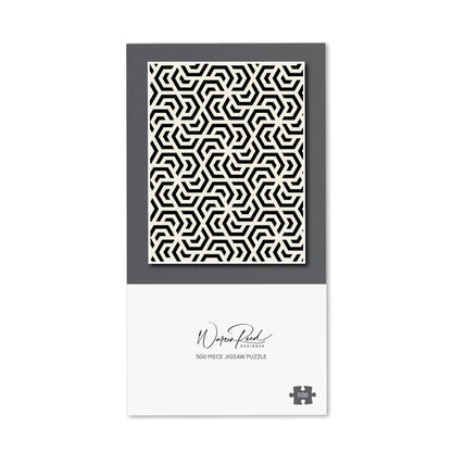 Hexagonal Geometric Pattern Jigsaw Puzzle