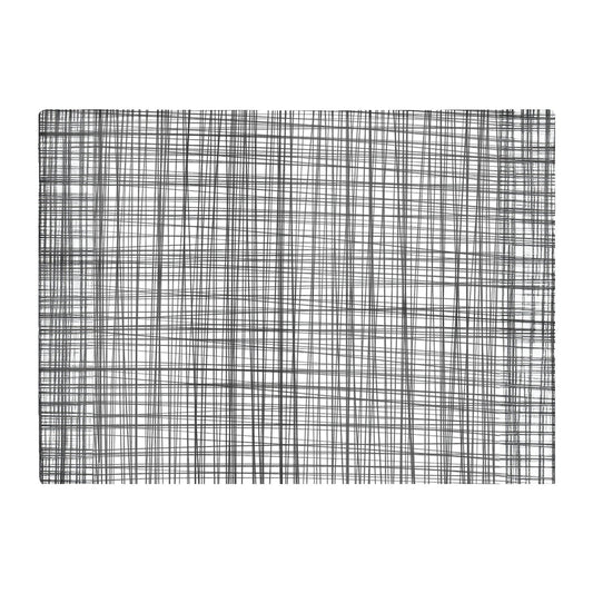 Monochrome Pencil Scribble Glass Chopping Board