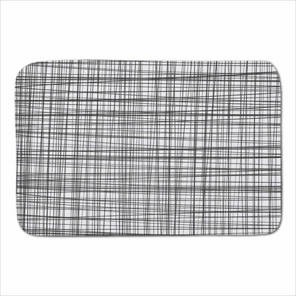 Monochrome Pencil Scribble Sherpa Blanket