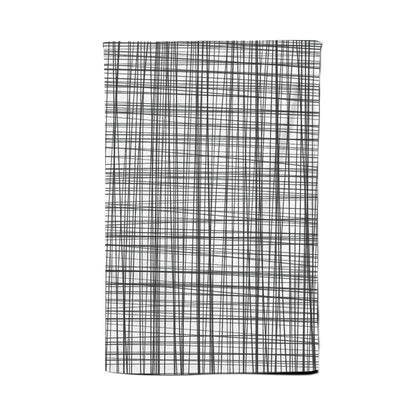 Monochrome Pencil Scribble Tea Towel