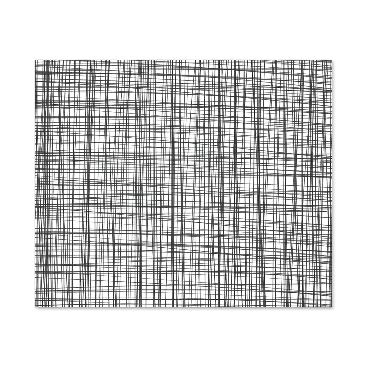 Monochrome Pencil Scribble Kitchen Splashback